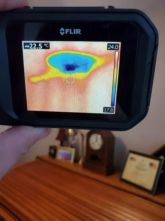 Thermal imaging inspection for water damage in Beloit